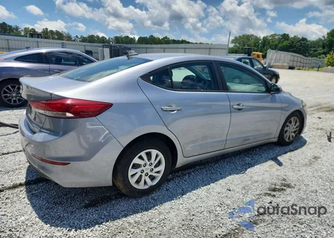 2017 Hyundai Elantra Se из США, поврежденный, VIN 5NPD74LF6HH125880
